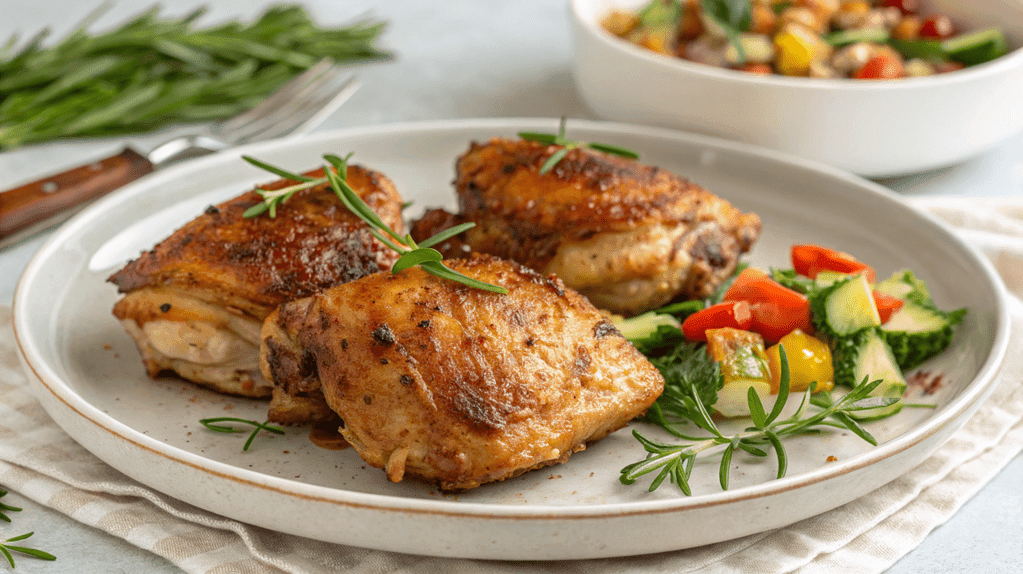 Discover easy and delicious chicken thigh recipes for every meal, including baked, grilled, and one-pot options.