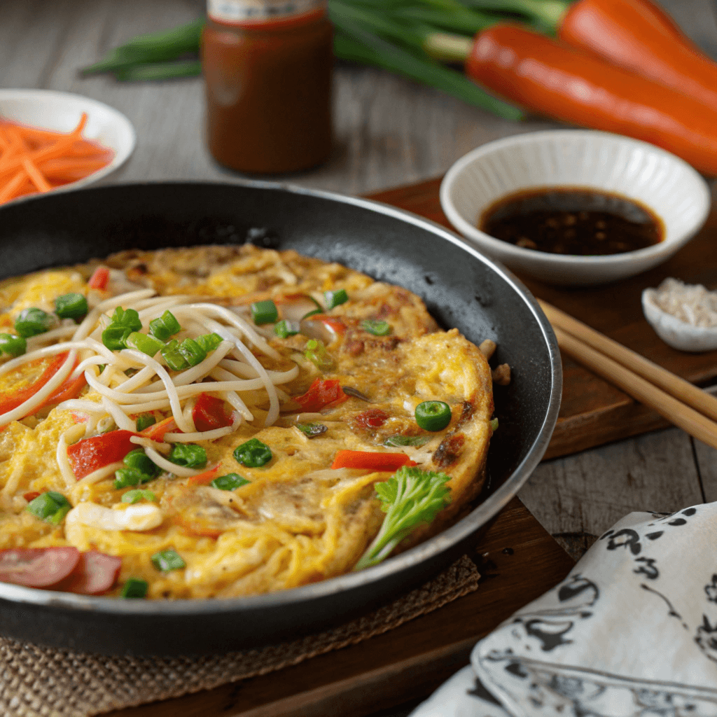 Discover the flavors and textures that make Egg Foo Young a unique and savory dish.