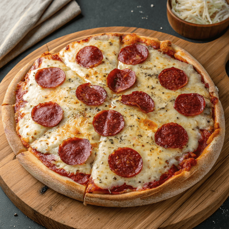 Learn about the ingredients and variations of a supreme pizza, featuring a mix of meats, vegetables, and cheeses.