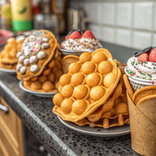 Are bubble waffles from Hong Kong?