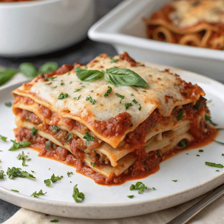 Step-by-step guide explaining the correct way to layer lasagna for perfect results, including tips on pasta, sauce, cheese, and meat arrangement.