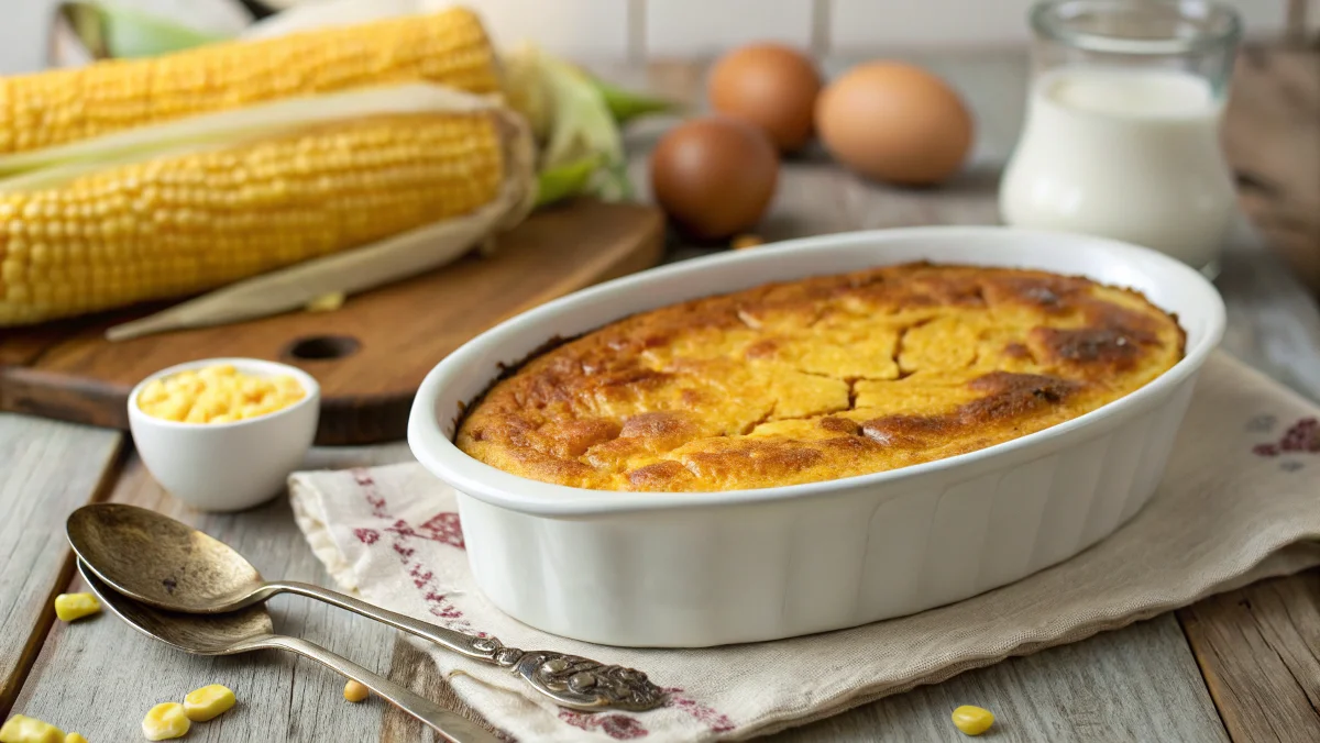 Corn Pudding Recipe: The Ultimate Guide to Preparing a Perfectly Irresistible Dish, with detailed tips and steps for making a delicious corn pudding.