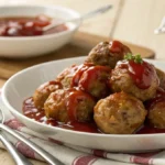 Recipe for making sweet and sour meatballs in the oven, including preparation and cooking tips.