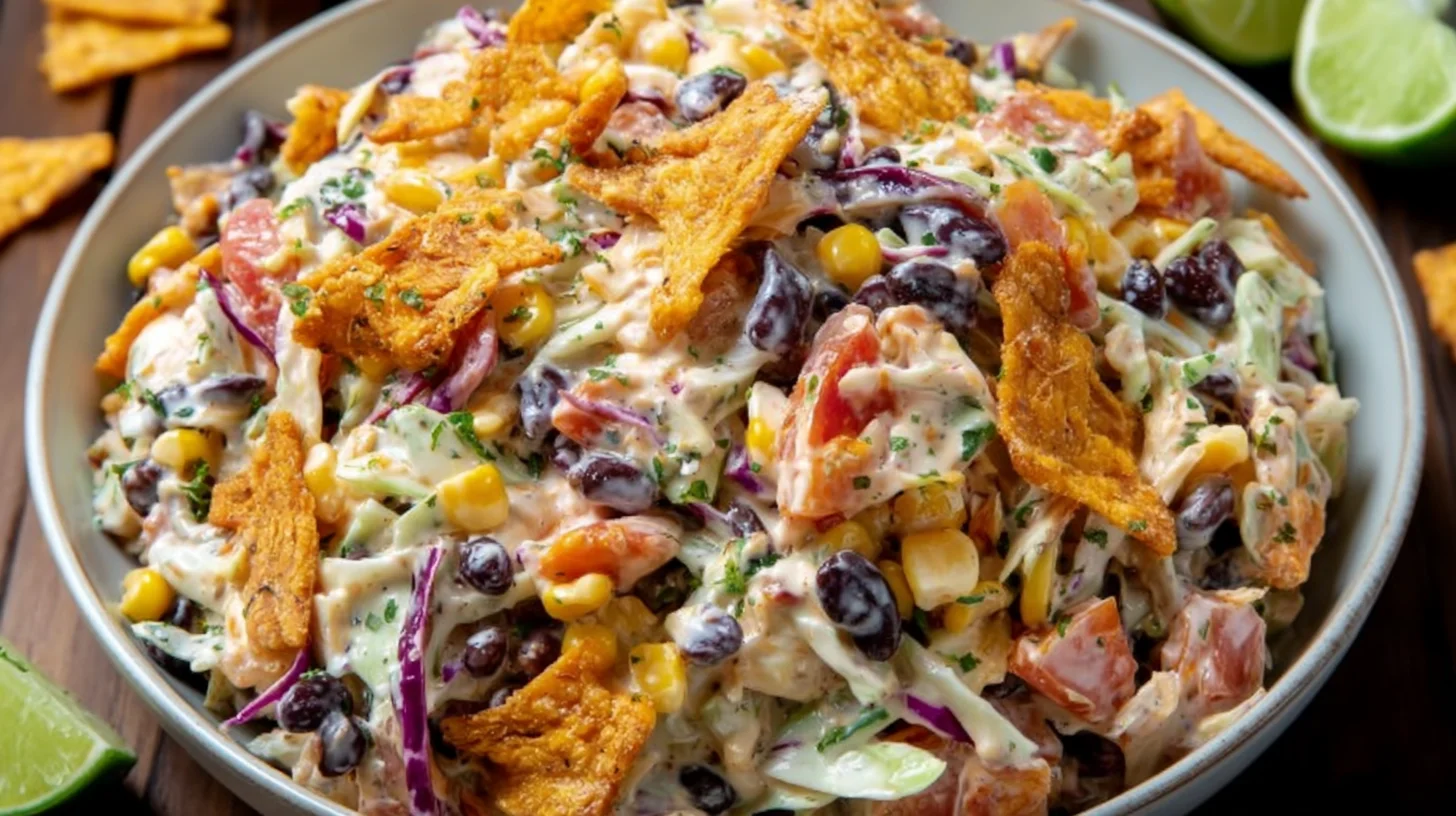 Cheesy Cowboy Cabbage with Fritos skillet recipe