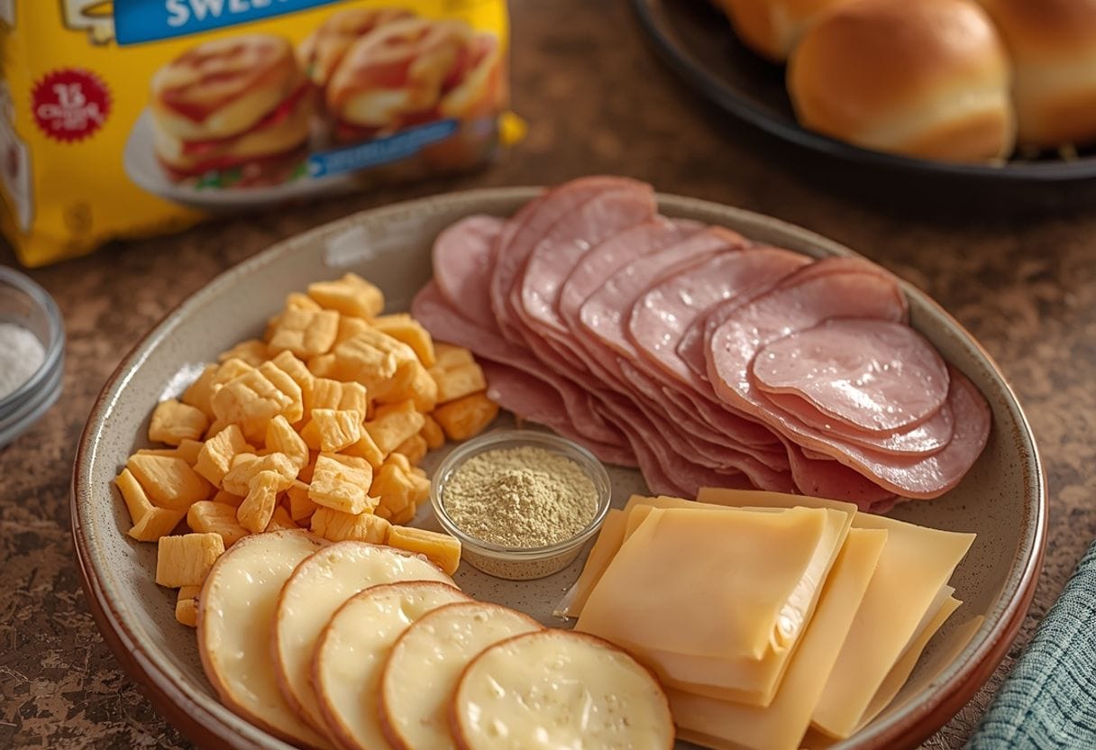 Hawaiian rolls grilled bites - Process or ingredients