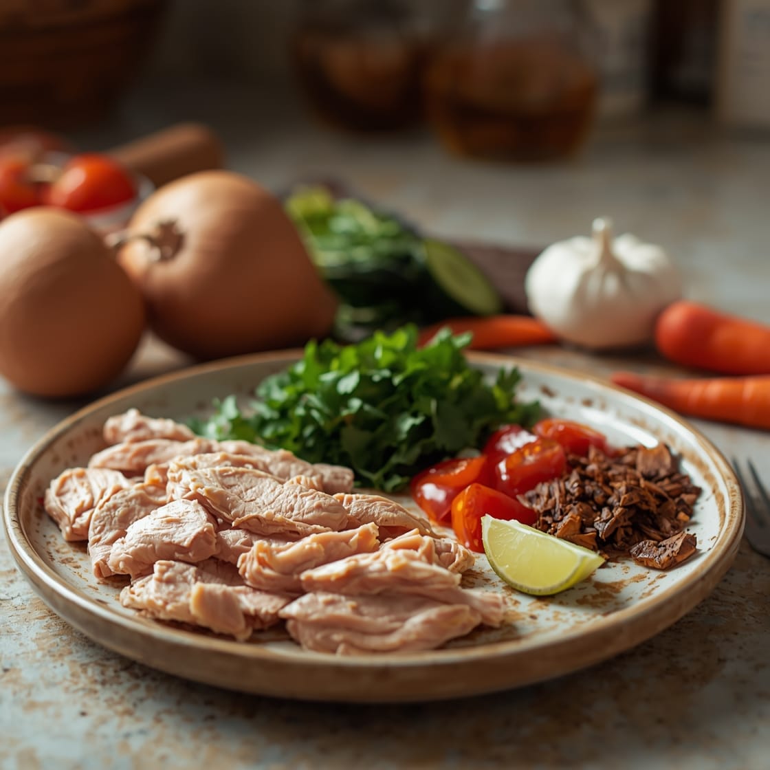 crockpot chicken tortilla - Process or ingredients