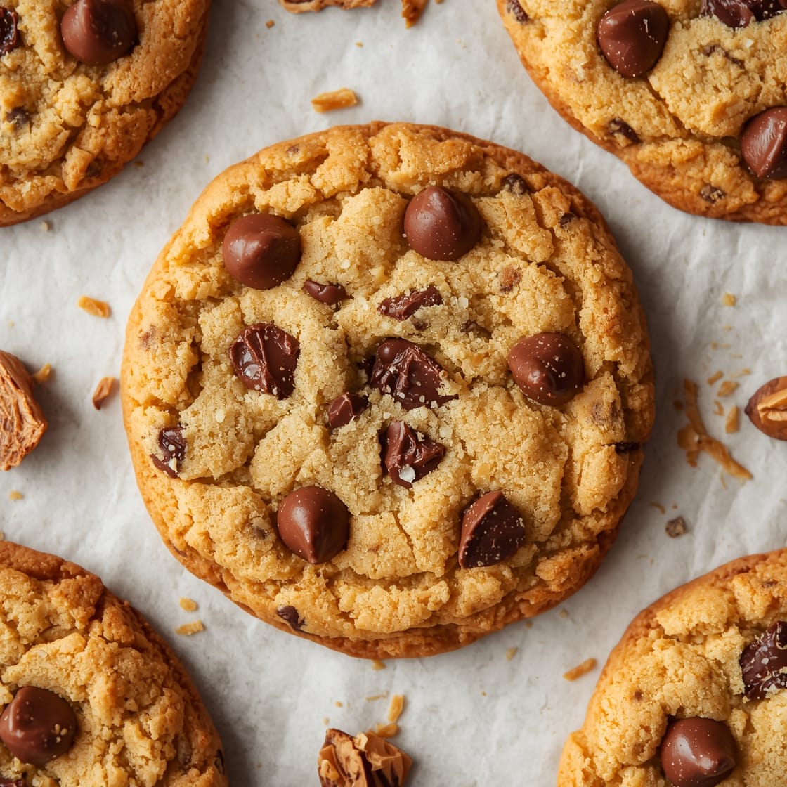 Butter Browned Toffee Chocolate Chip Cookies - Detail or variation