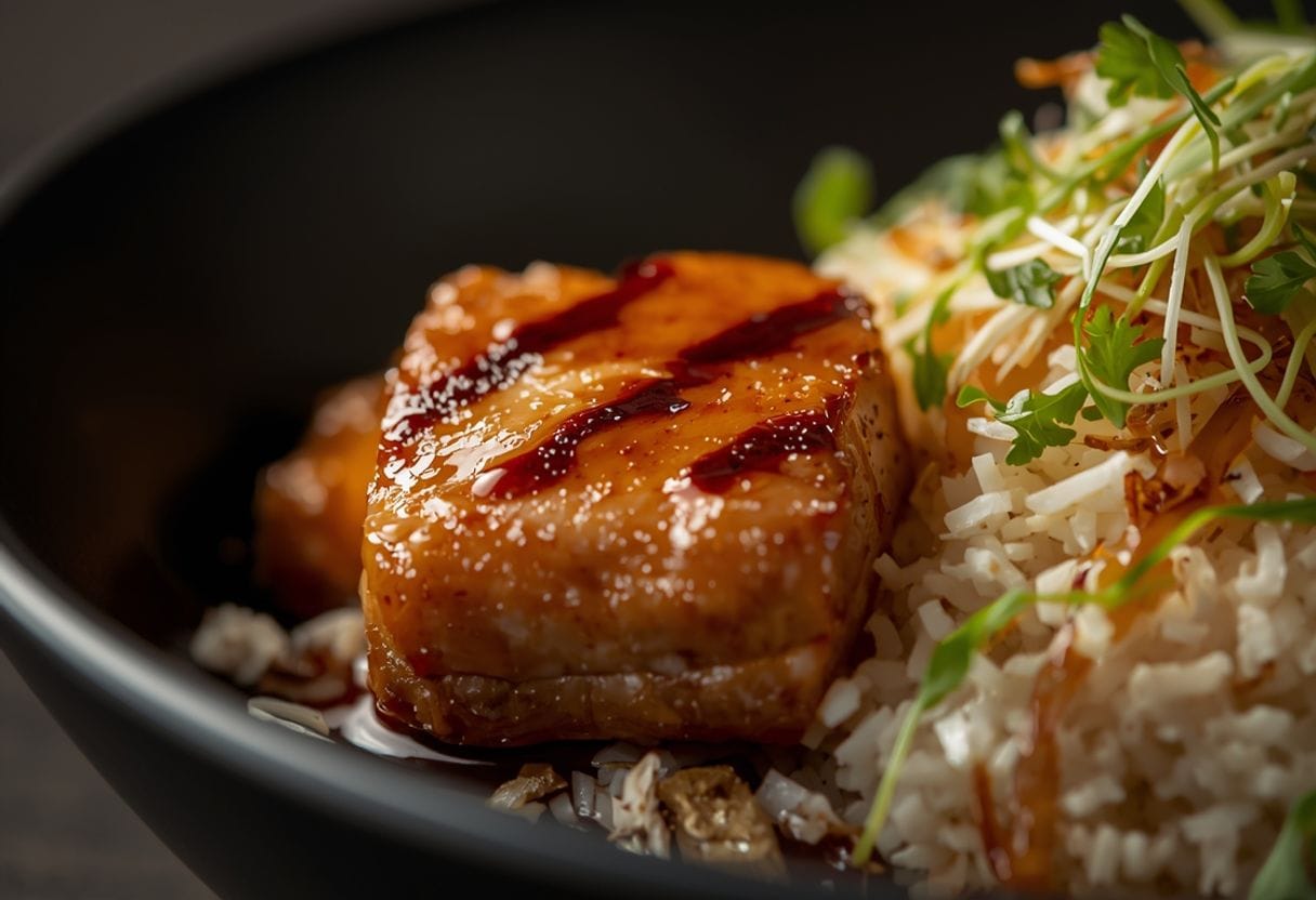 Maple Chicken Coconut Rice - Detail or variation
