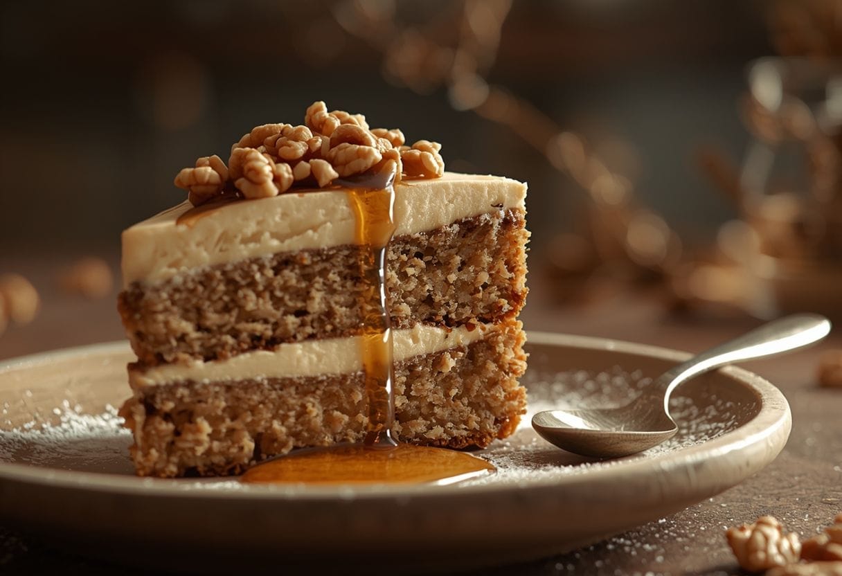 Banana Walnut Cream Cake - Detail or variation