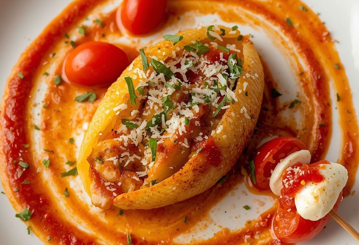 cheesy stuffed shells - Detail or variation