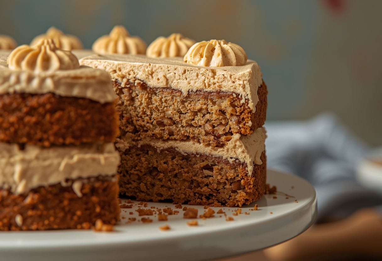 peanut butter poke cake - Detail or variation