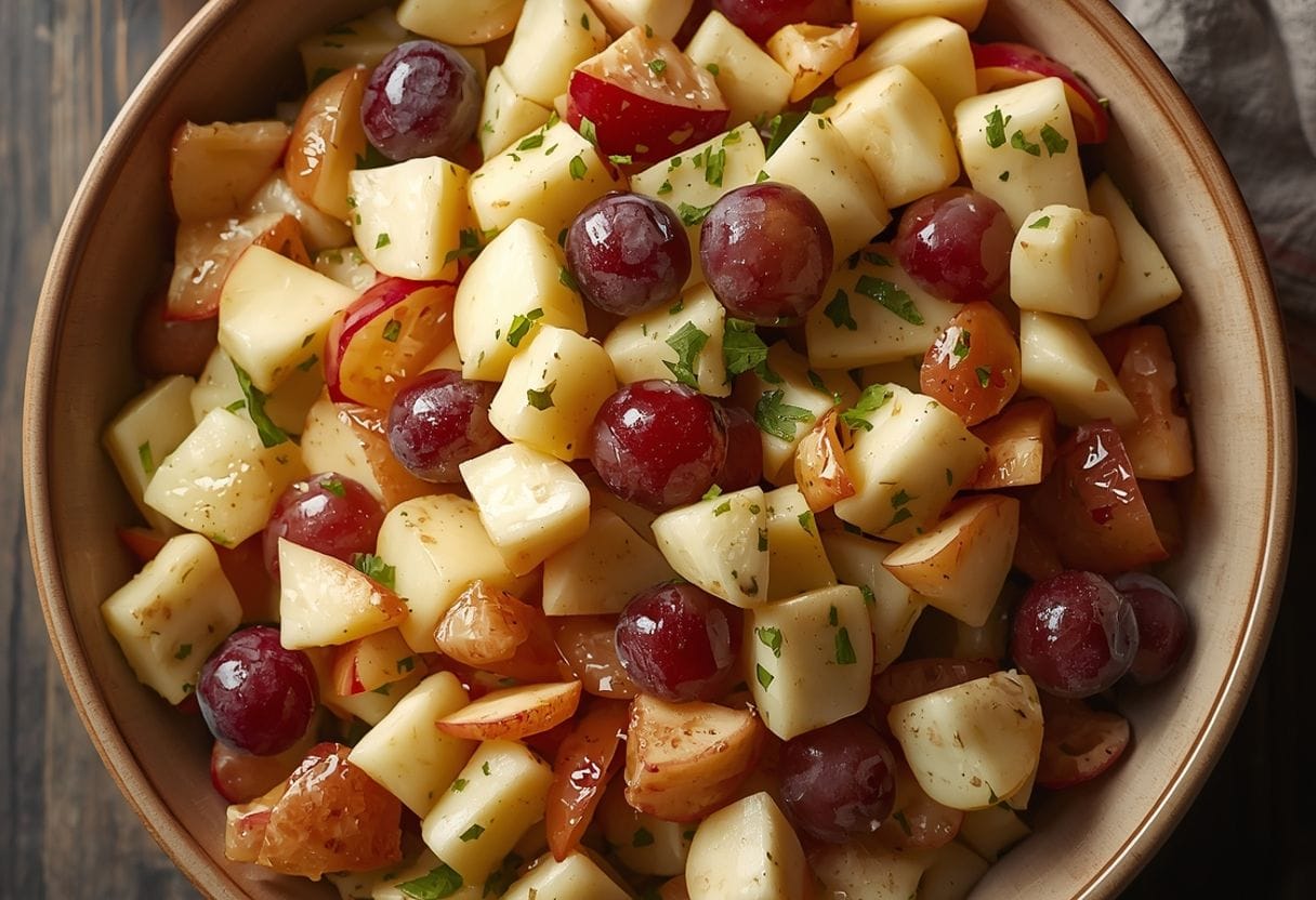 apple grape fruit salad - Detail or variation