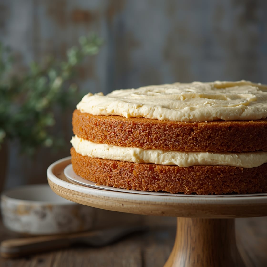 classic vanilla sponge cake - Detail or variation
