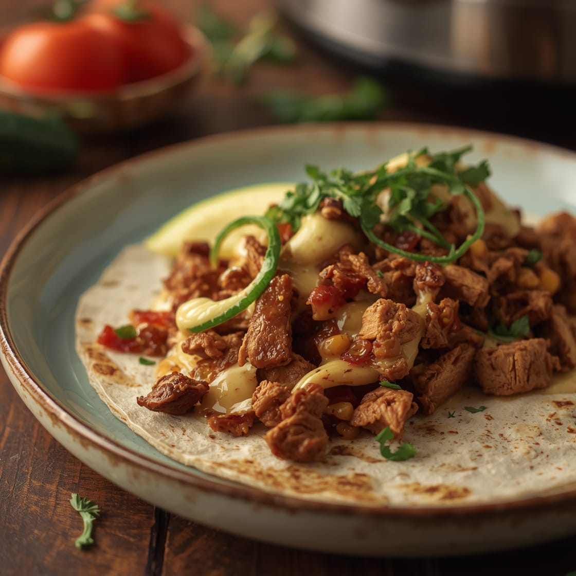 crockpot chicken tortilla - Detail or variation