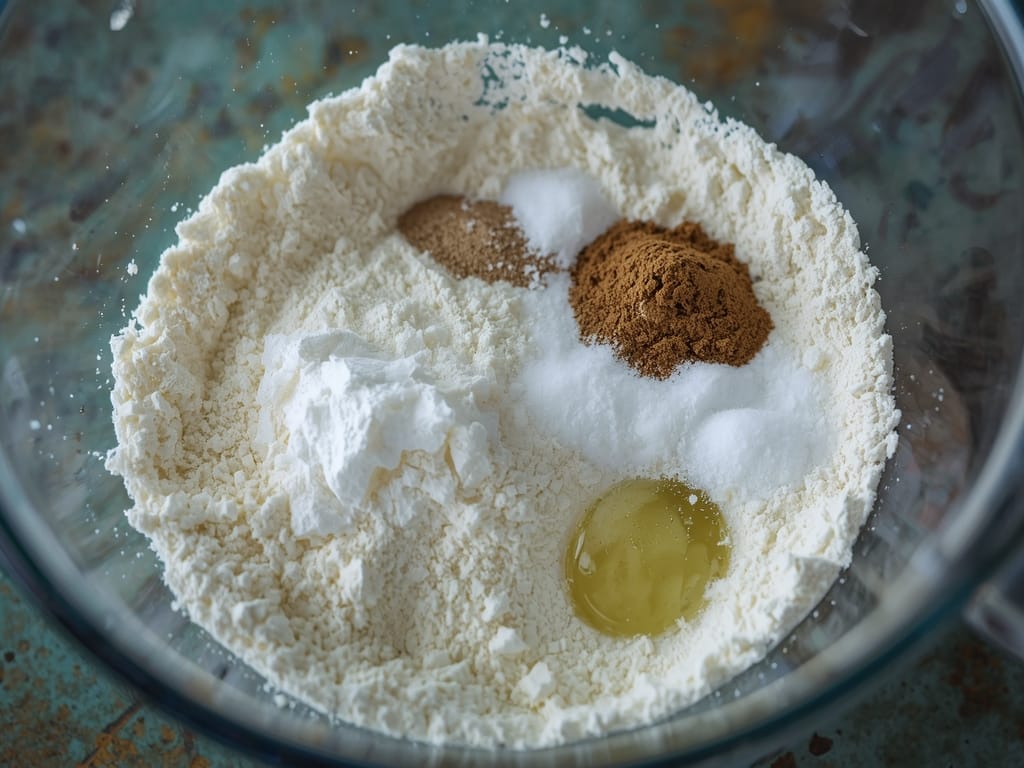 green velvet cake - Process or ingredients