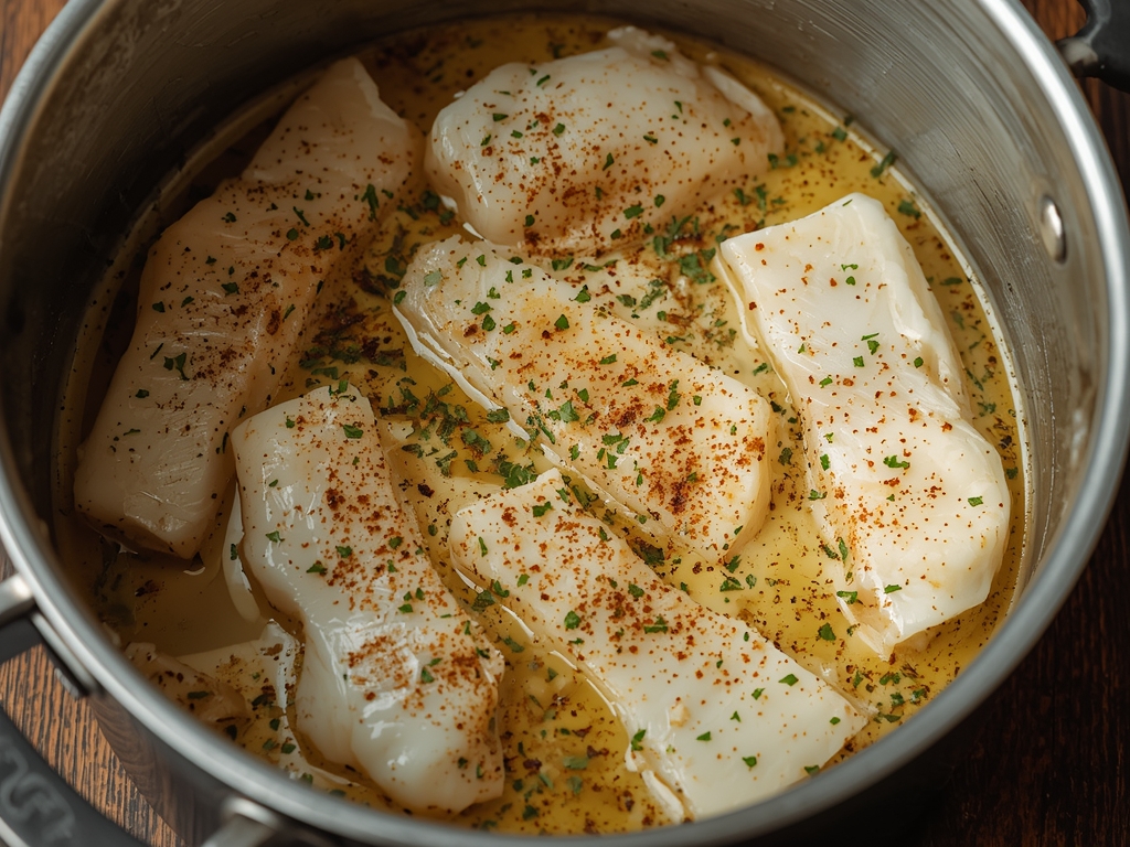 Oven-Baked Cod Fillets - Process or ingredients