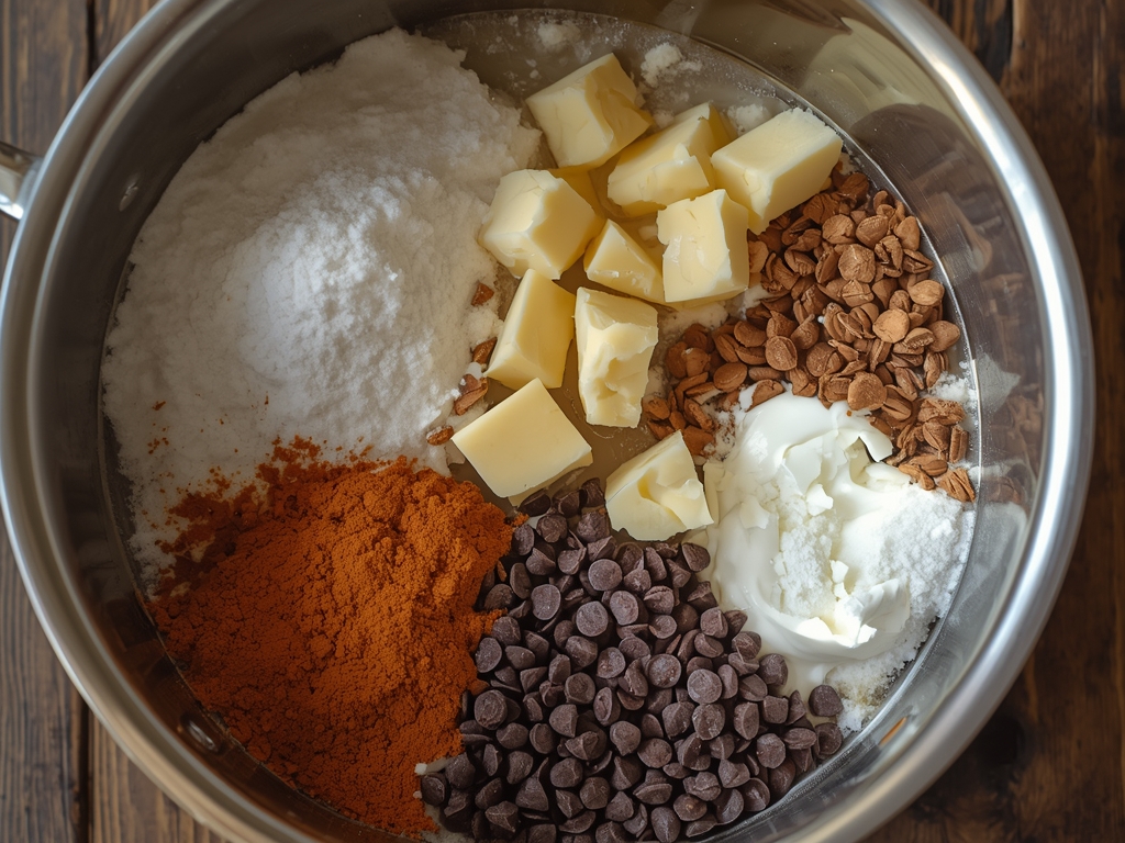 spooky apple fudge - Process or ingredients