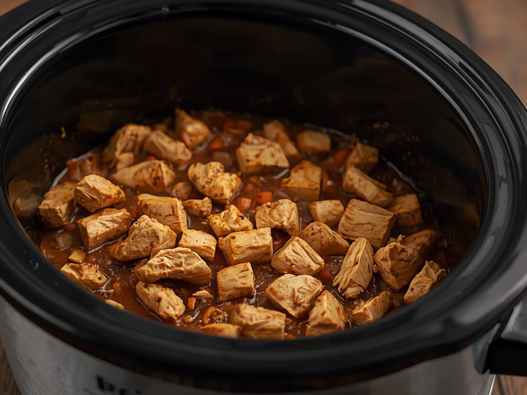 crockpot chicken burrito bowl - Detail or variation