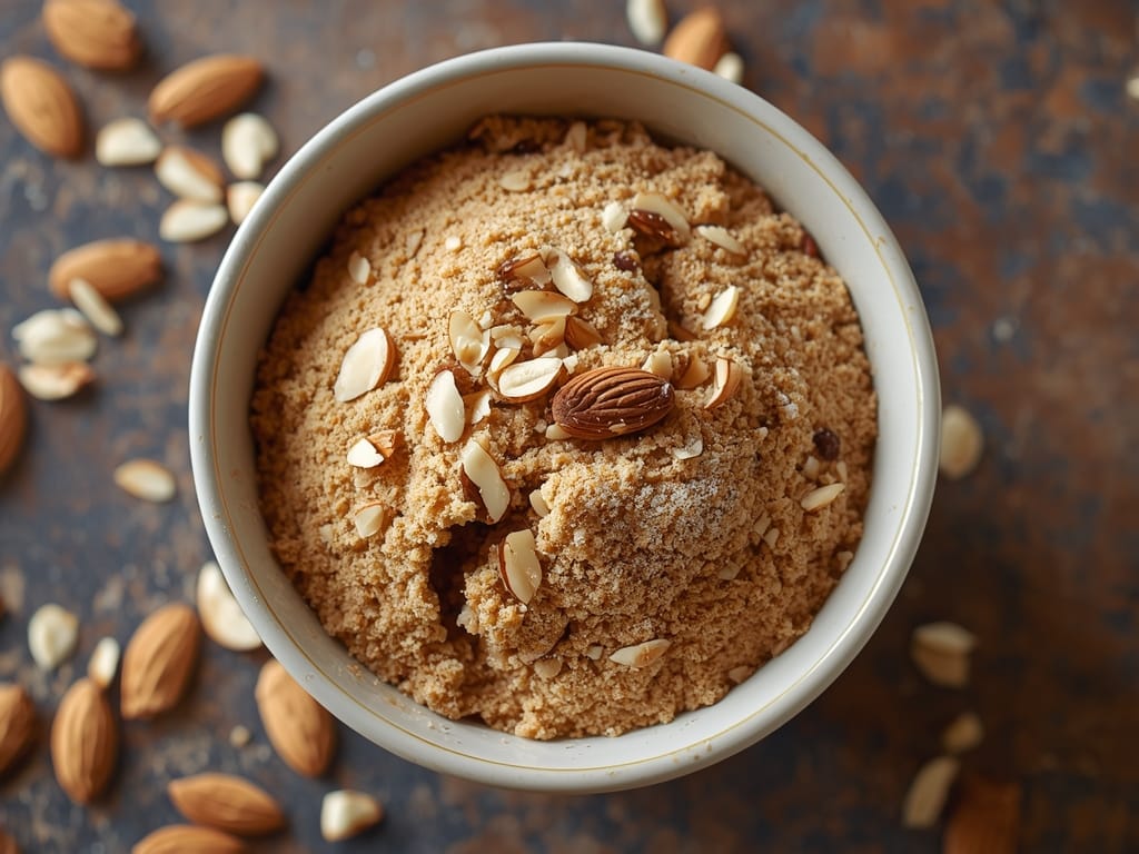 almond raspberry cake - Detail or variation