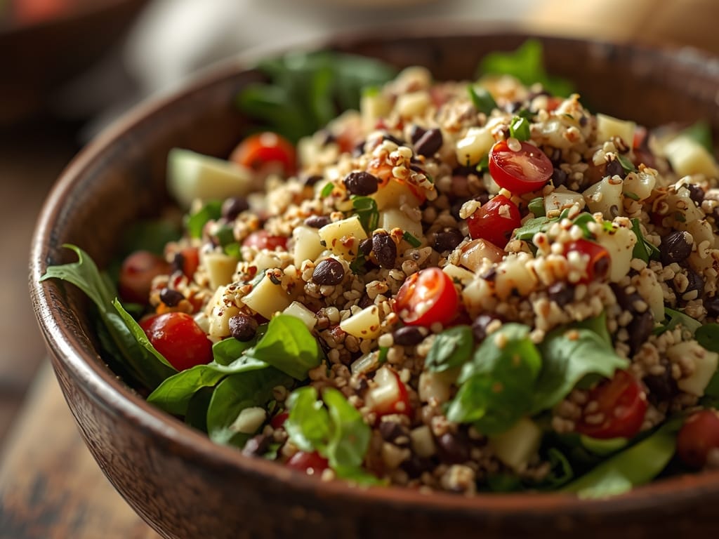 viral celebrity quinoa salad - Detail or variation