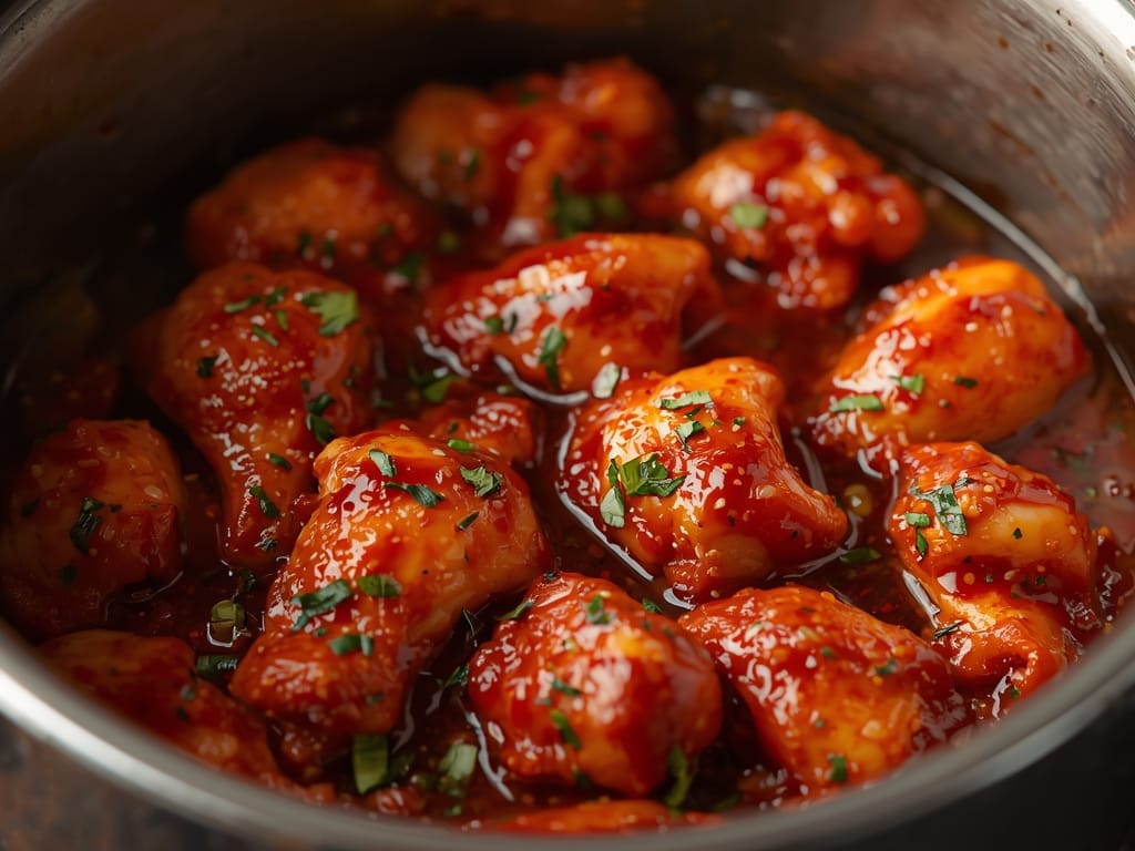 sweet spicy chicken bowl - Detail or variation