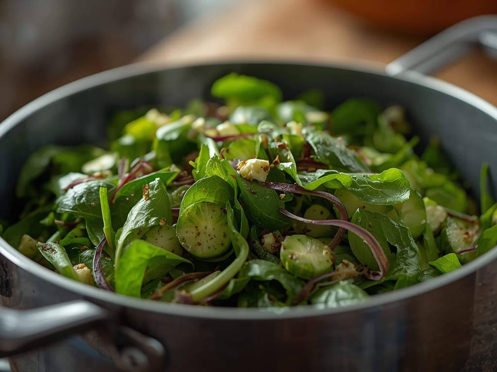 Fresh Spring Green Salad - Detail or variation
