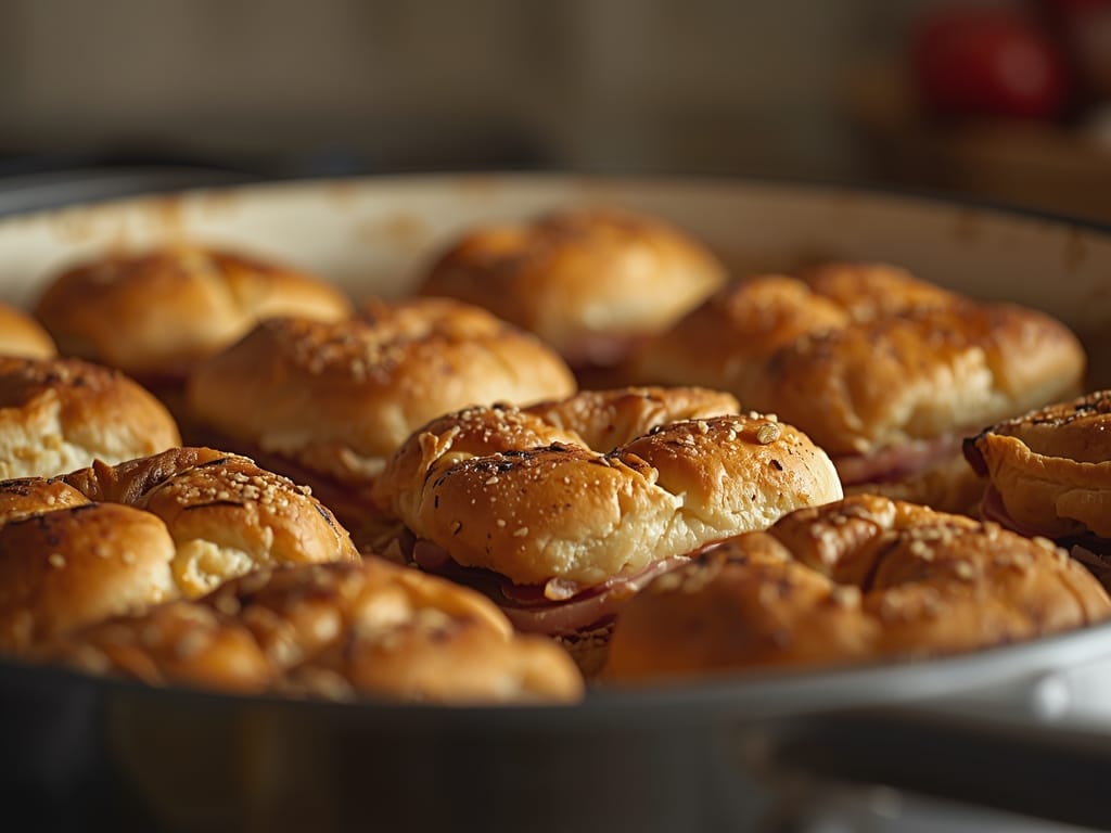 baked reuben sliders - Detail or variation