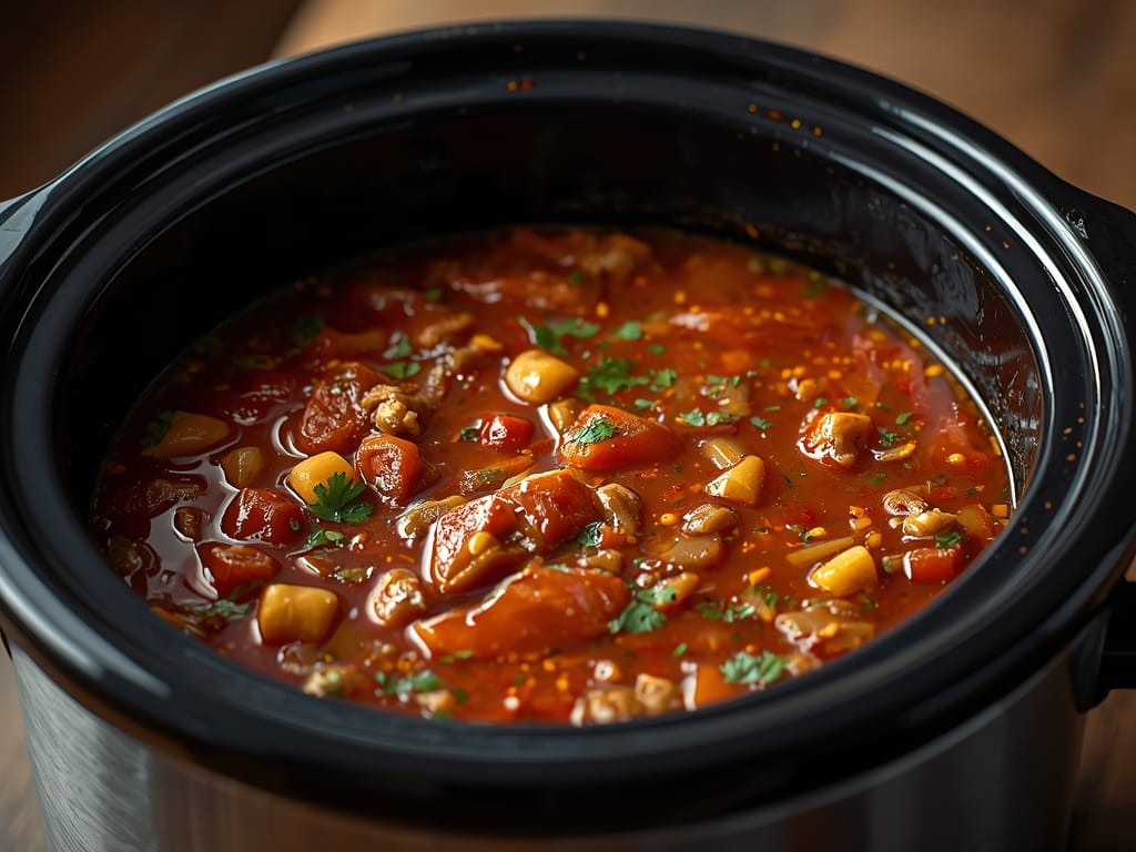 cozy slow cooker soup - Detail or variation