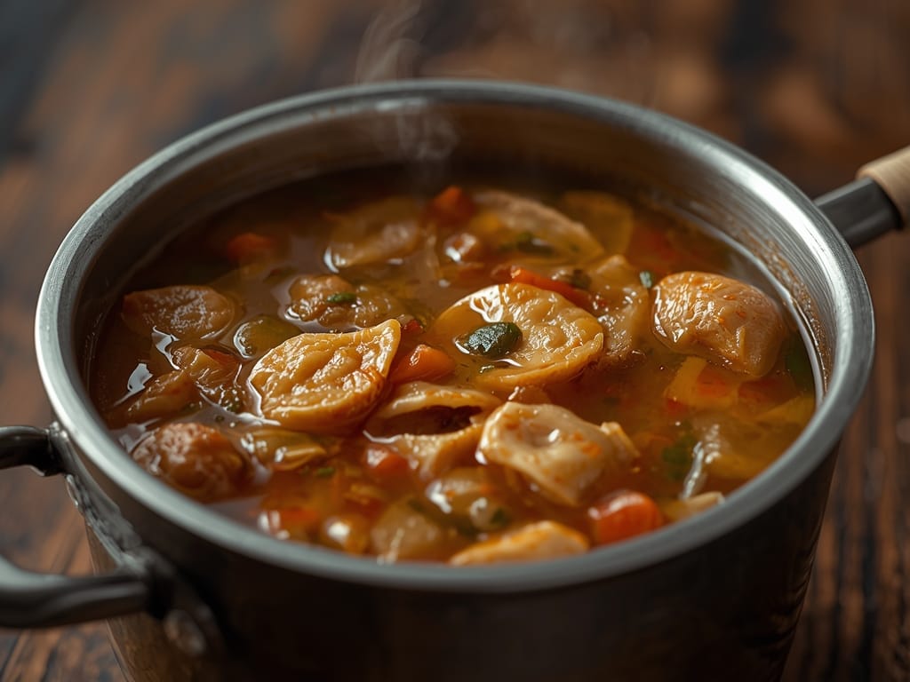 Filipino boiled soup - Detail or variation
