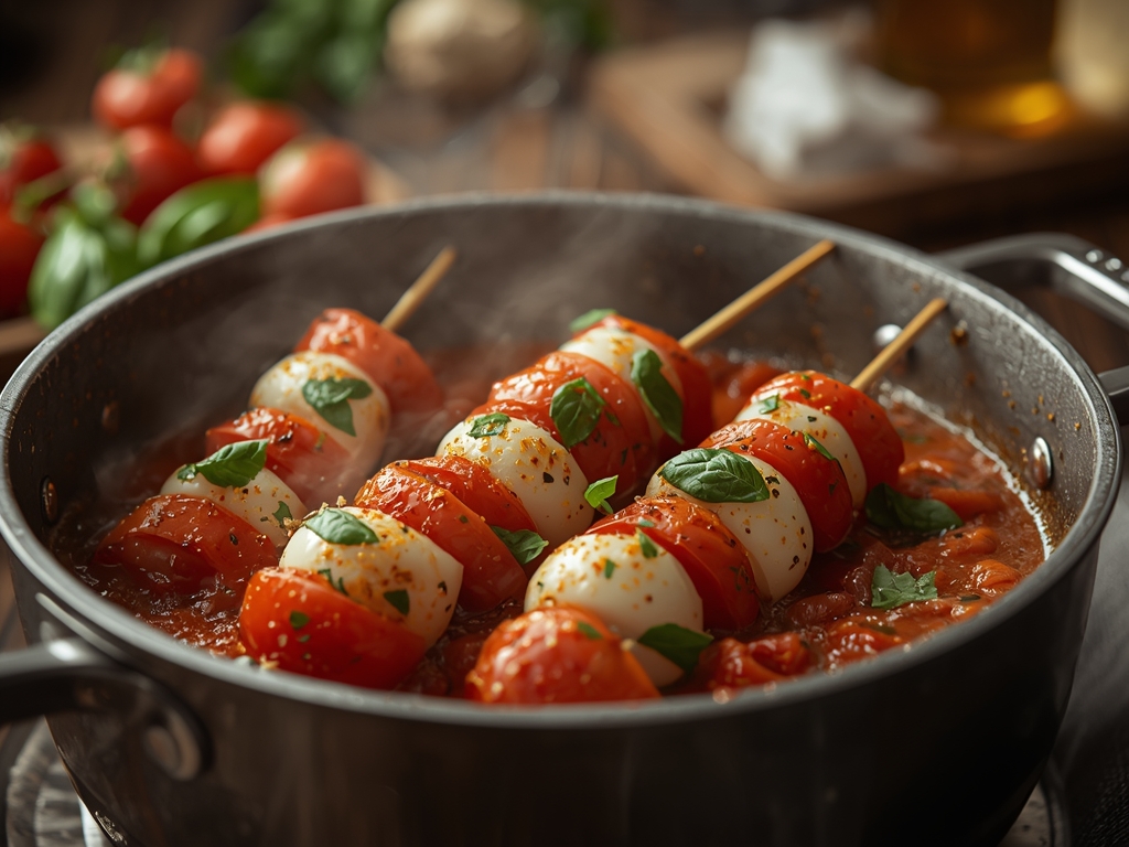 mini caprese skewers - Detail or variation