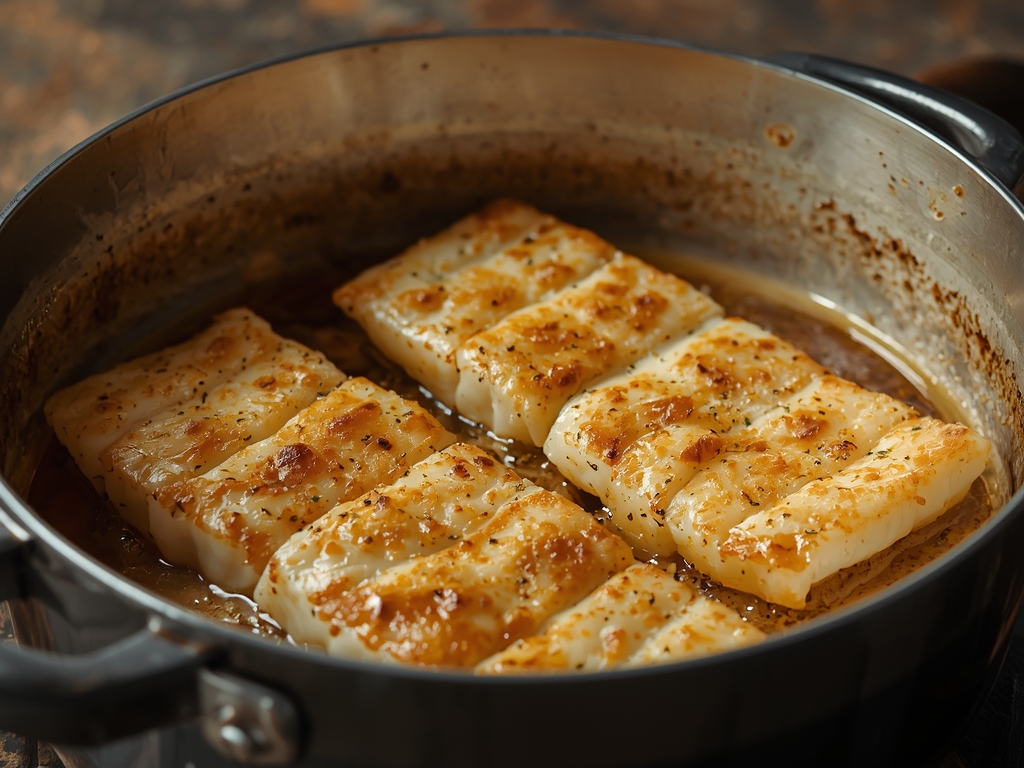 Oven-Baked Cod Fillets - Detail or variation