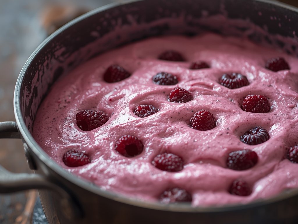 fresh berry cream cake - Detail or variation