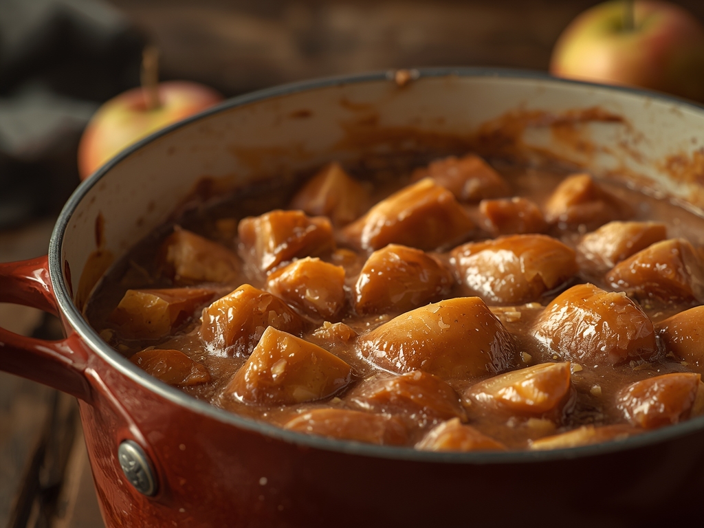 spooky apple fudge - Detail or variation