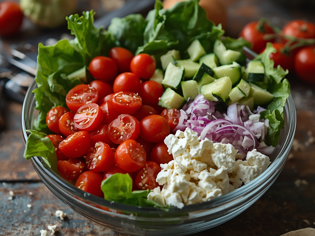 versatile party salad - Process or ingredients