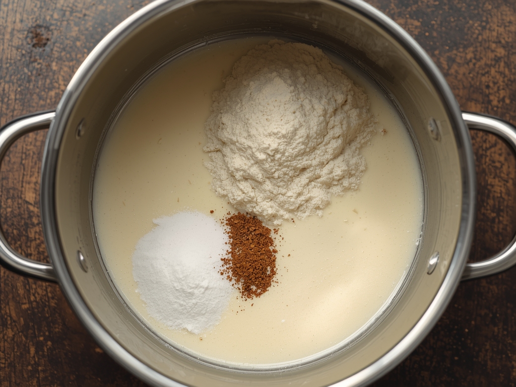 Norwegian cream porridge - Process or ingredients