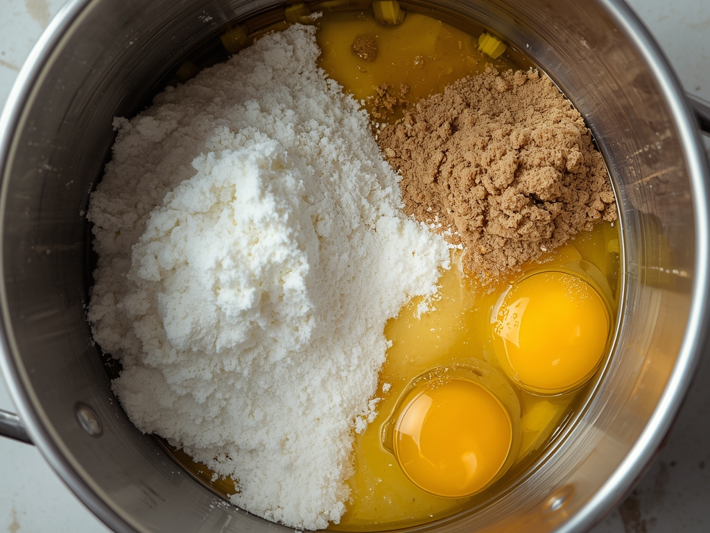 pistachio white chocolate cookies - Process or ingredients