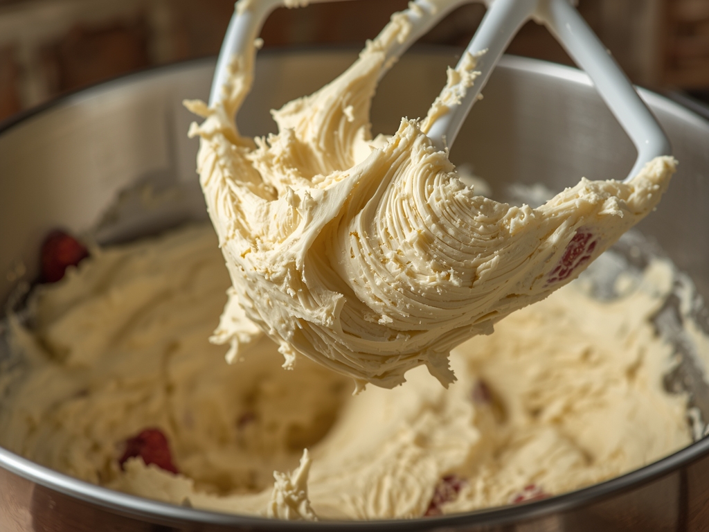 vanilla raspberry layer cake - Detail or variation