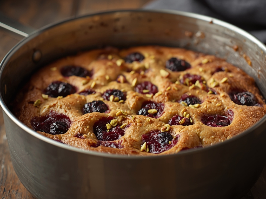 blackberry pistachio dessert bars - Detail or variation