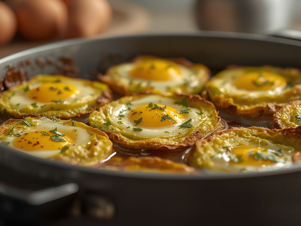 baked avocado egg cups - Detail or variation