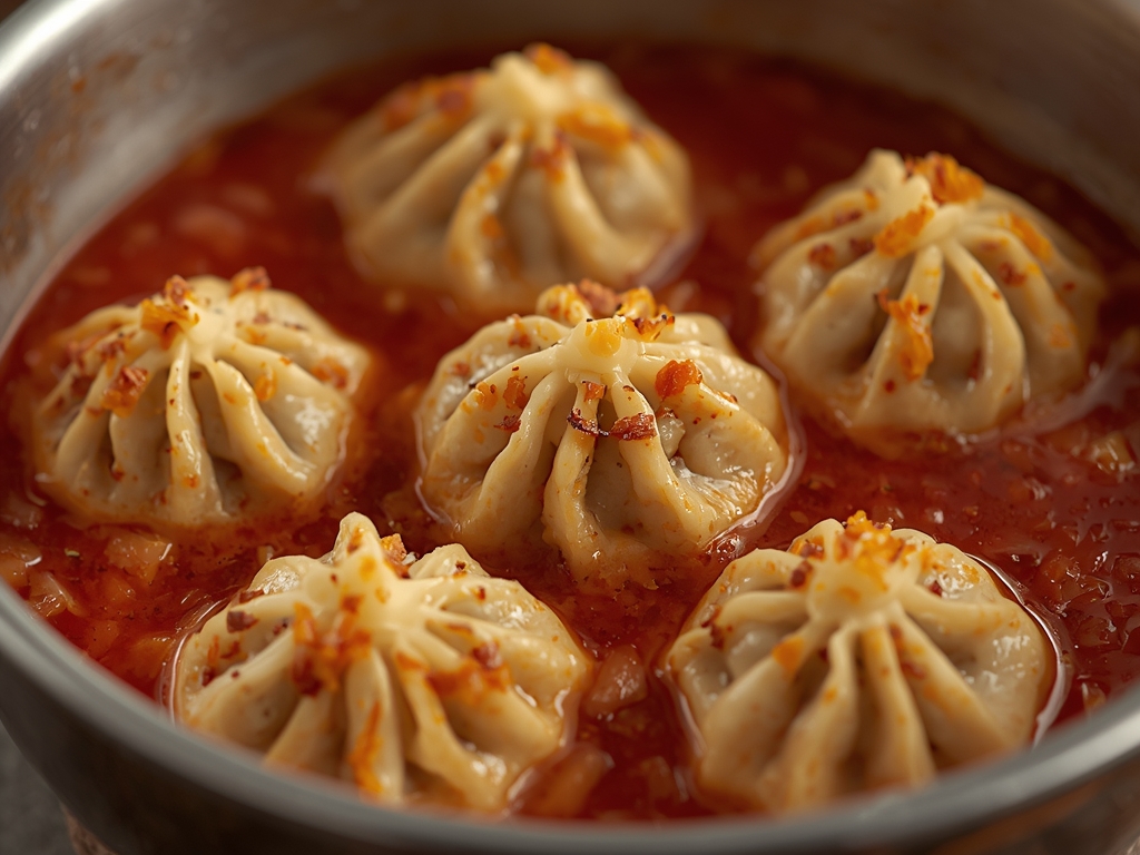 tomato soup dumplings - Detail or variation