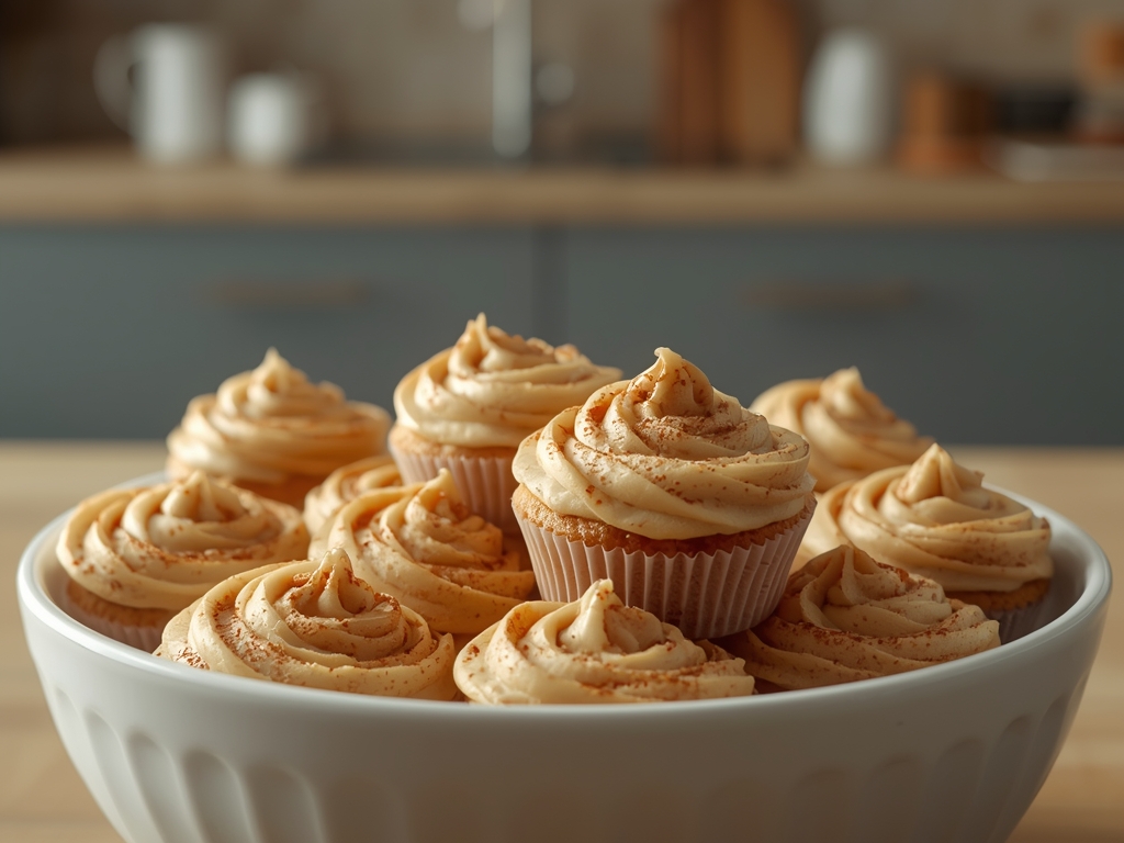 cinnamon swirl cupcakes - Detail or variation