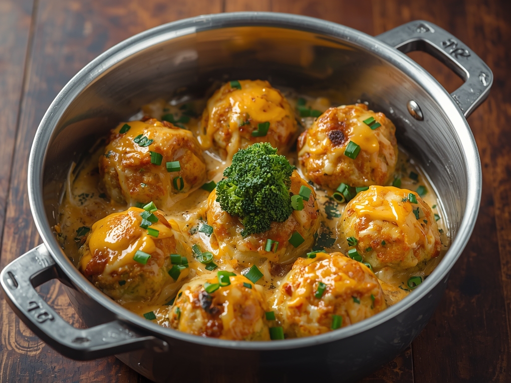 Cheesy broccoli bites baked until golden and crispy