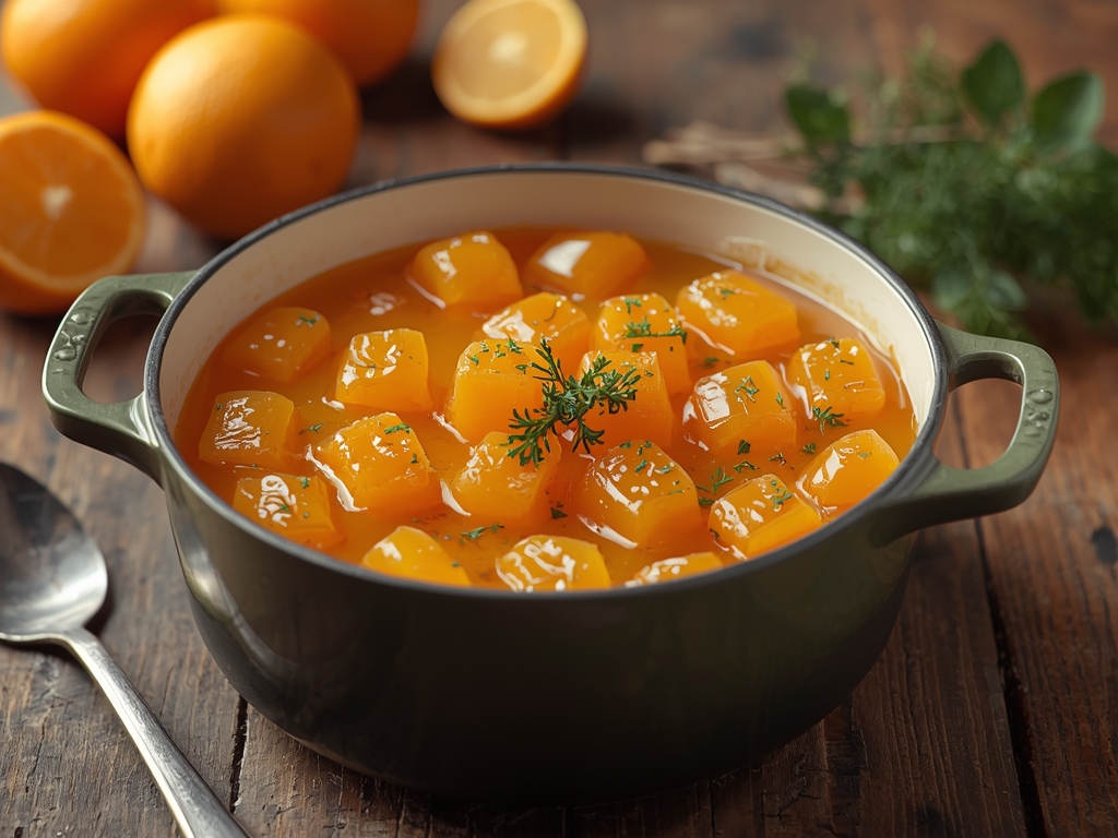 Homemade orange candy made from candied orange peel coated in sugar