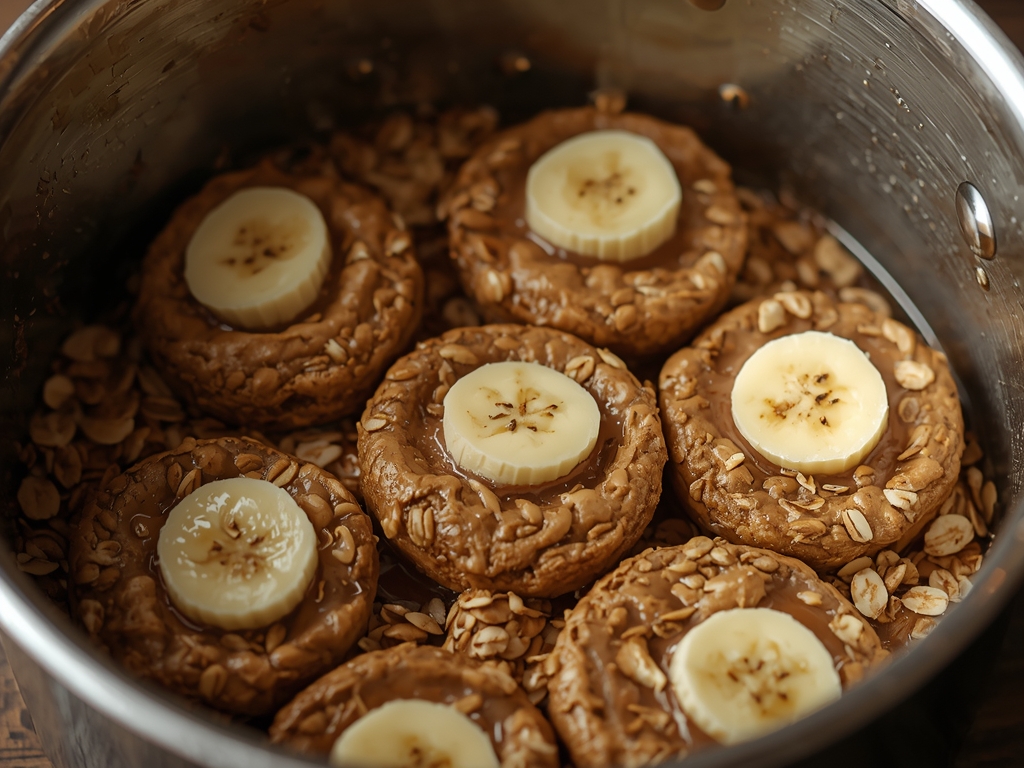 peanut butter banana oatmeal cups - Detail or variation