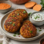 Healthy Sweet Potato Lentil Patties