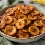 Cinnamon Sugar Air Fryer Banana Chips