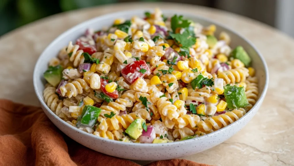 This street corn pasta salad is the most vibrant and crowd-pleasing dish of summer