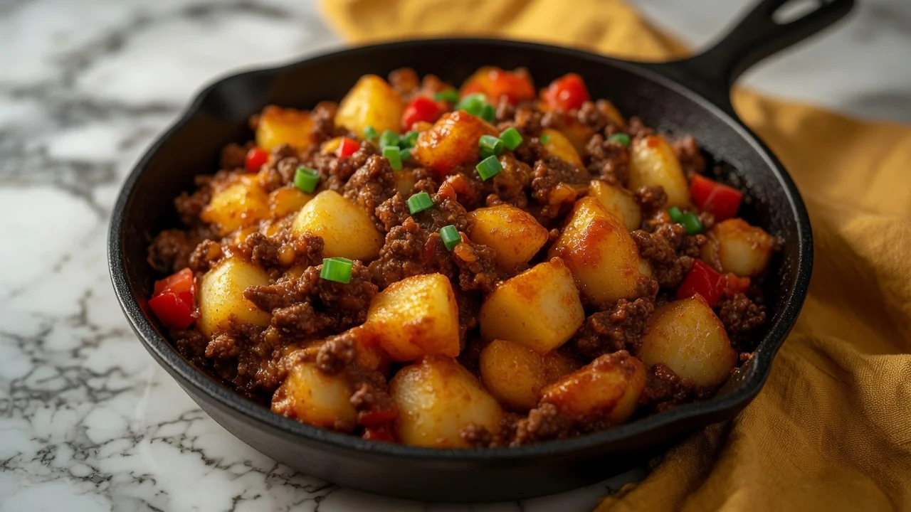Sloppy Joe Potato Skillet
