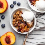 Blueberry Peach Crumble