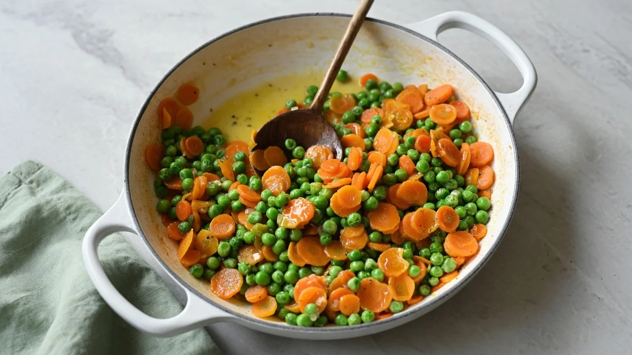 Buttered Peas and Carrots